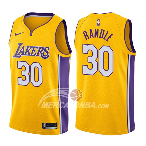 Maglia NBA Los Angeles Lakers Julius Randle Icon 2017-18 Or